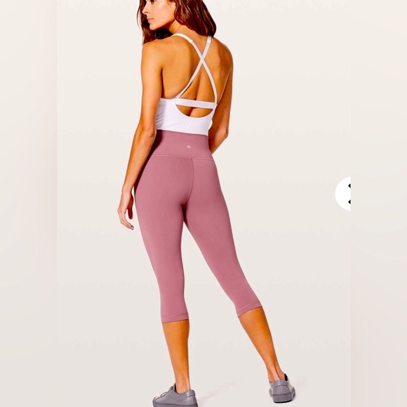 Lululemon Wunder Under Hi-Rise 17” Full-On Luxtreme Leggings Size 4 Mauve - Picture 2 of 9